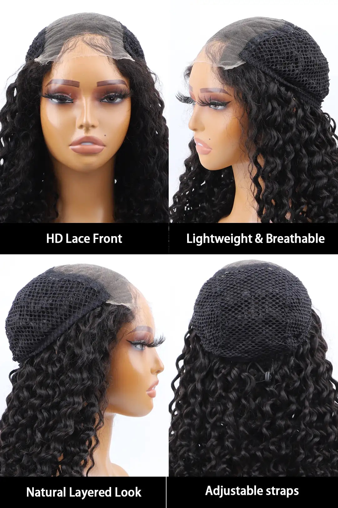Water Wave Glueless Lightweight Crochet Wig with 5x5 HD Lace