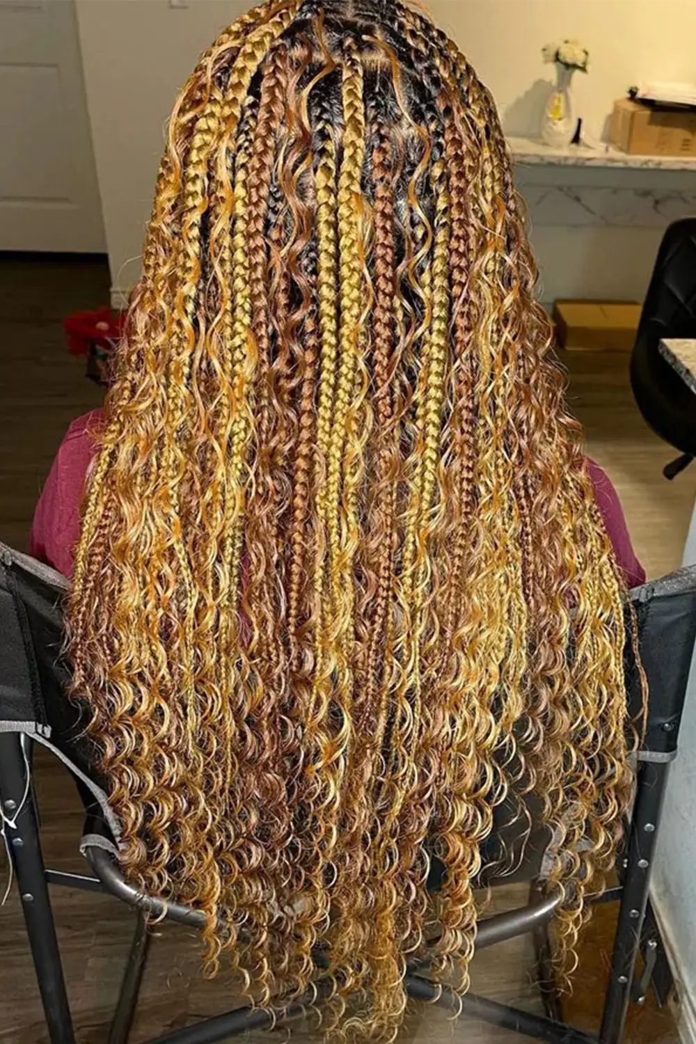 #27/#30 Piano Color Deep Wave Bulk Braiding Hair Extensions BU12