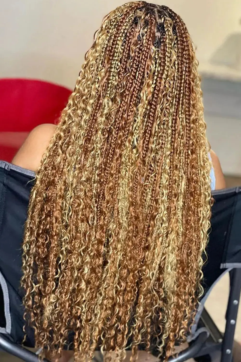 #27/#30 Piano Color Deep Wave Bulk Braiding Hair Extensions BU12