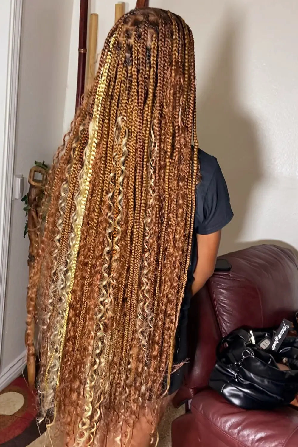 #27/#30 Piano Color Deep Wave Bulk Braiding Hair Extensions