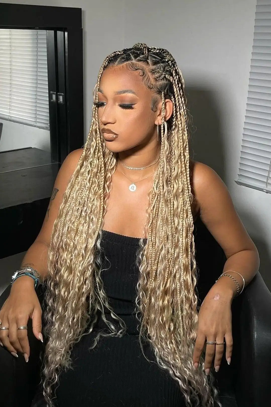 613 Blonde Deep Wave Bulk Human Hair for Braiding