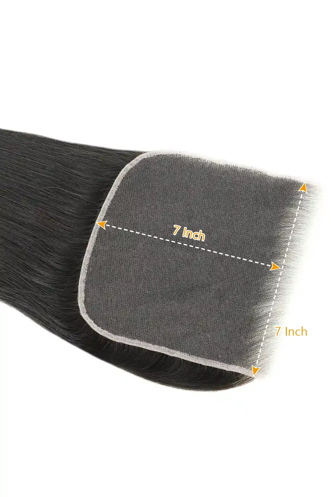 7x7 Straight HD Lace Closure Dimensions
