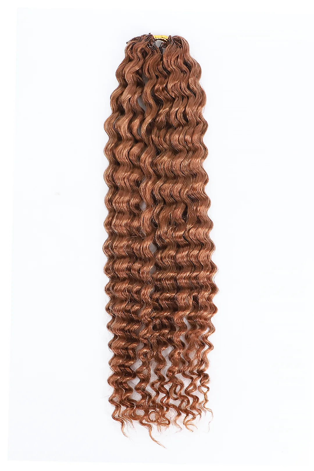 Auburn Brown #30 Water Wave Feather Crochet Human Hair