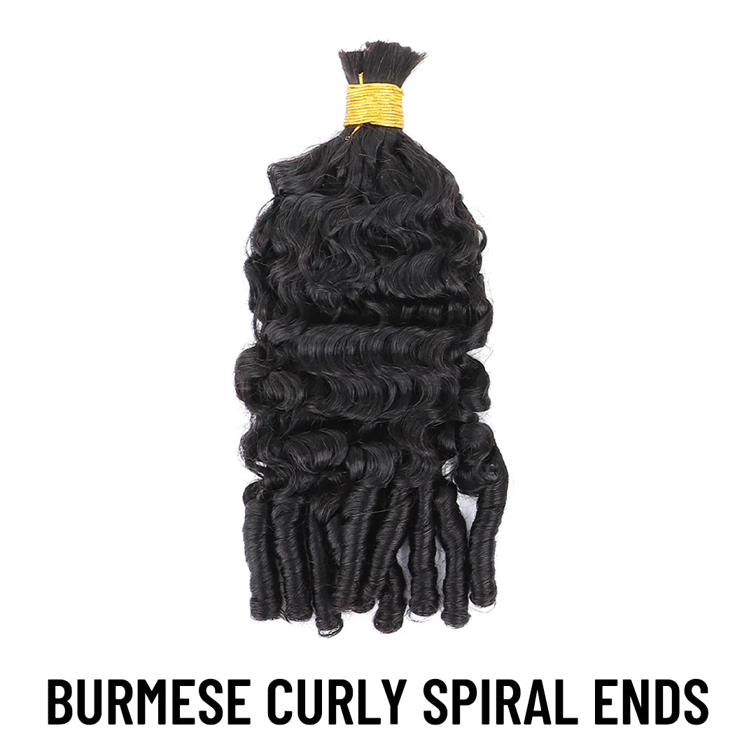 Yghairs Double Drawn Bulk Hair Deal: 16inch - 20inch Natural Color