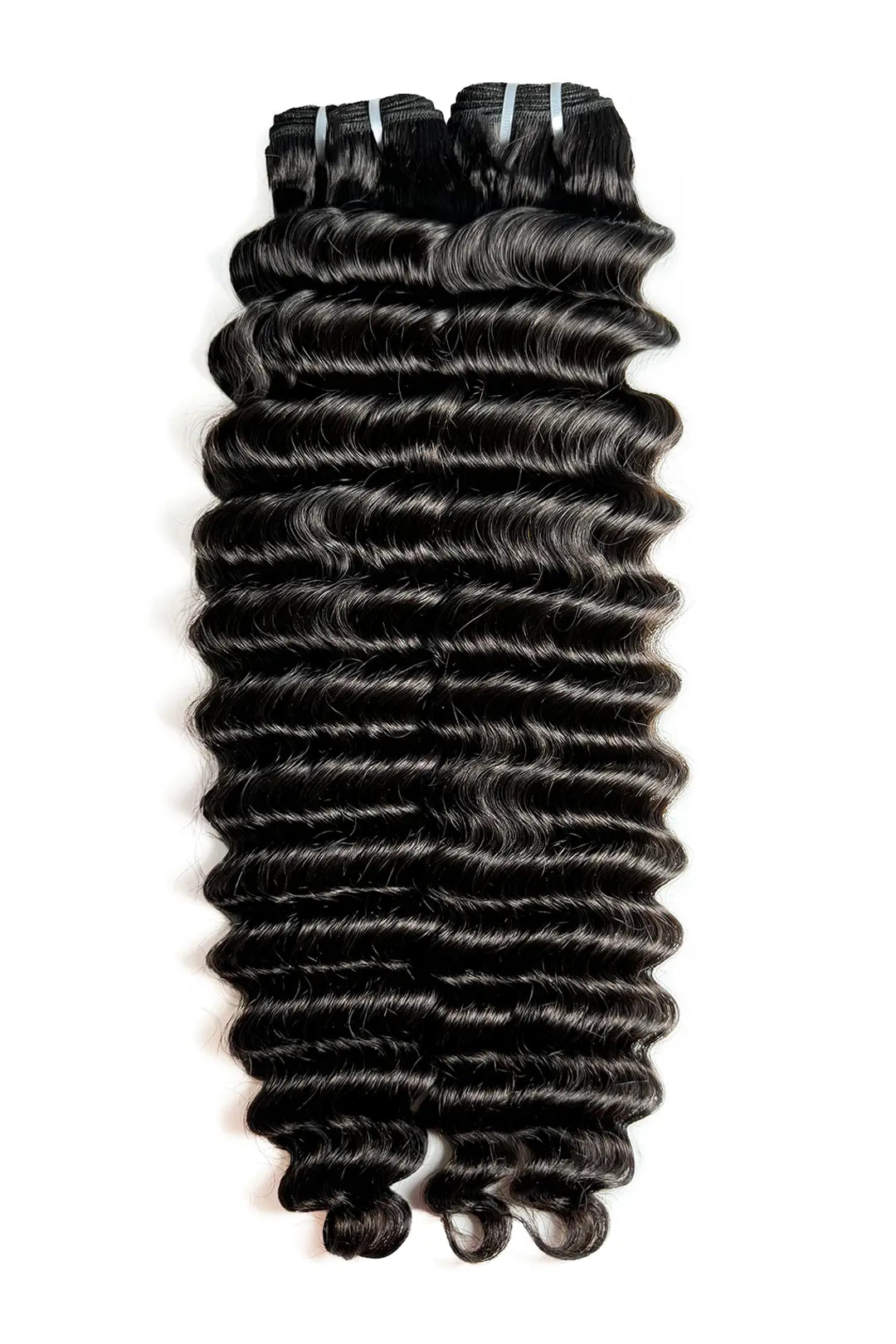 Cambodia Raw Hair Bundle Deep Wave Natural Color 12A 1