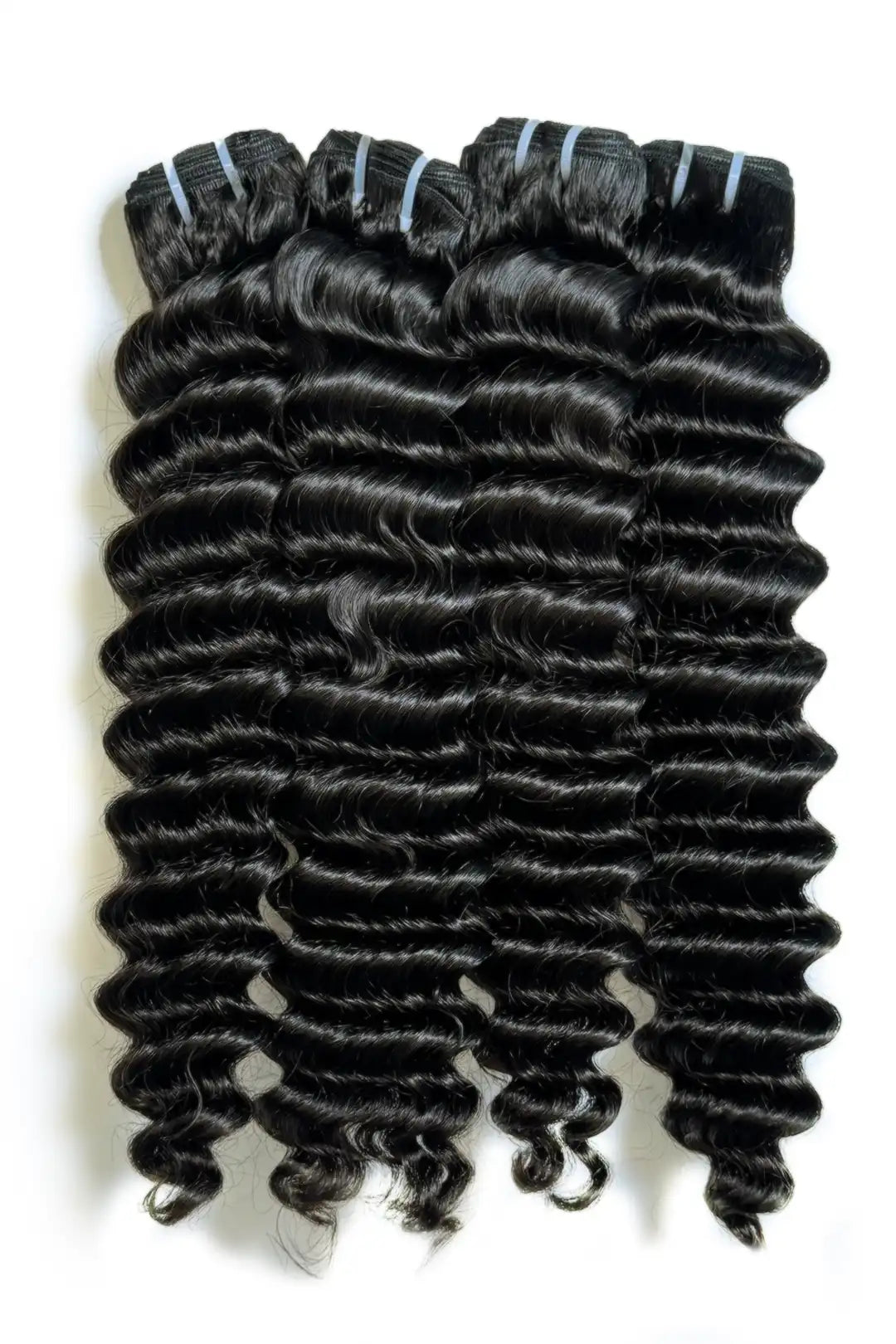 Cambodia Raw Hair Bundle Deep Wave Natural Color 12A 2
