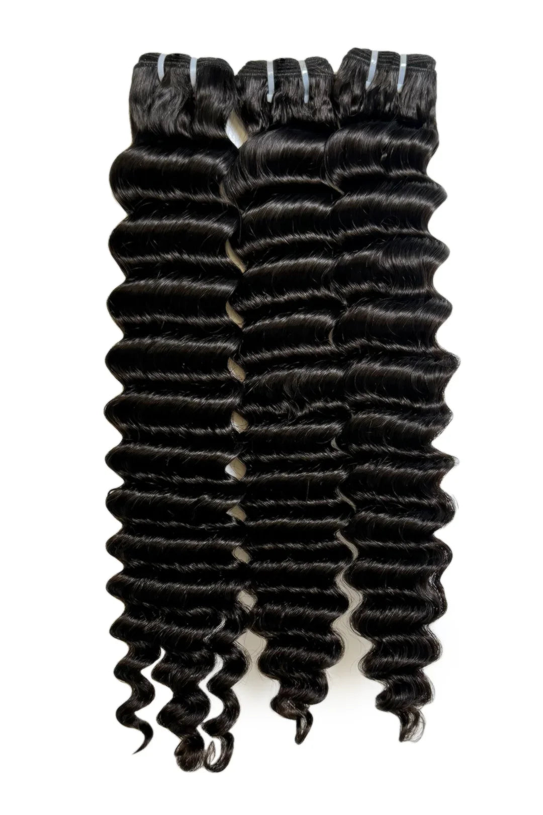 Cambodia Raw Hair Bundle Deep Wave Natural Color 12A 3