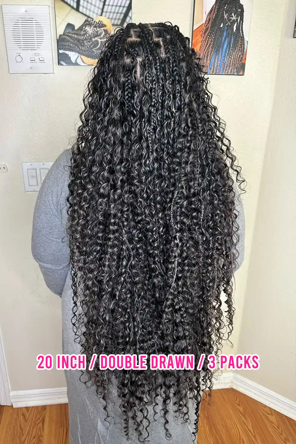 Single Drawn Spanish Curly Bulk Hair Extensions for Braiding