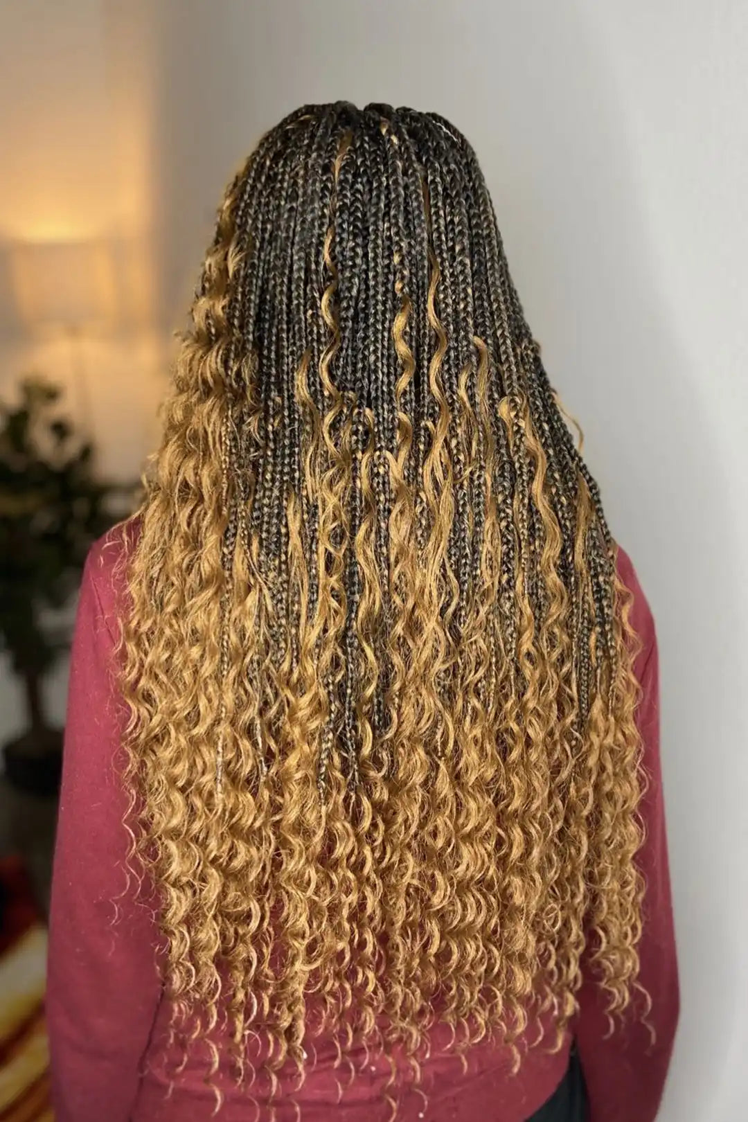 #27 Medium Blonde Bulk Hair For Braiding Deep Wave BU06