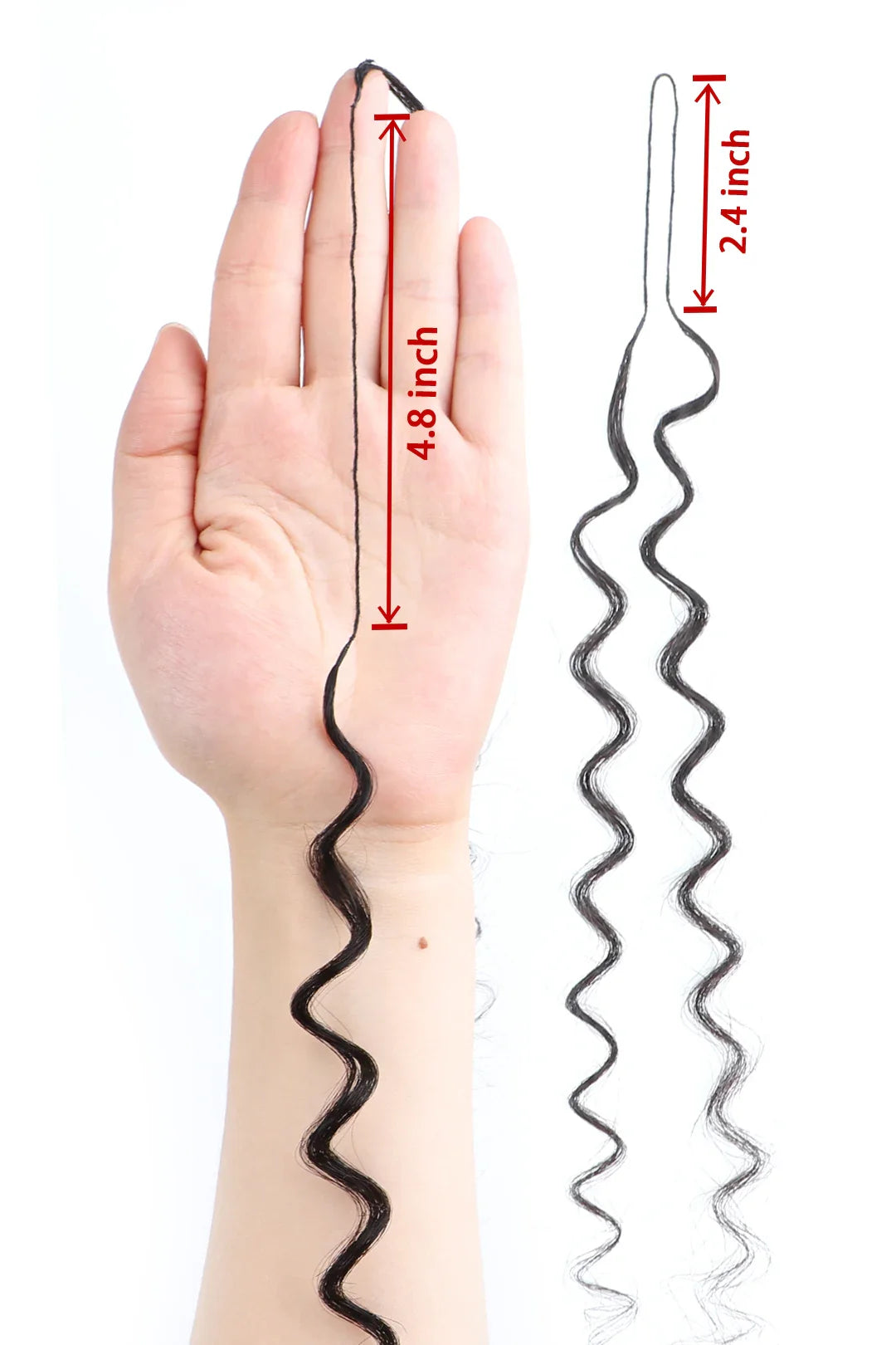 Braiding Feather Crochet Hair Spanish Curly