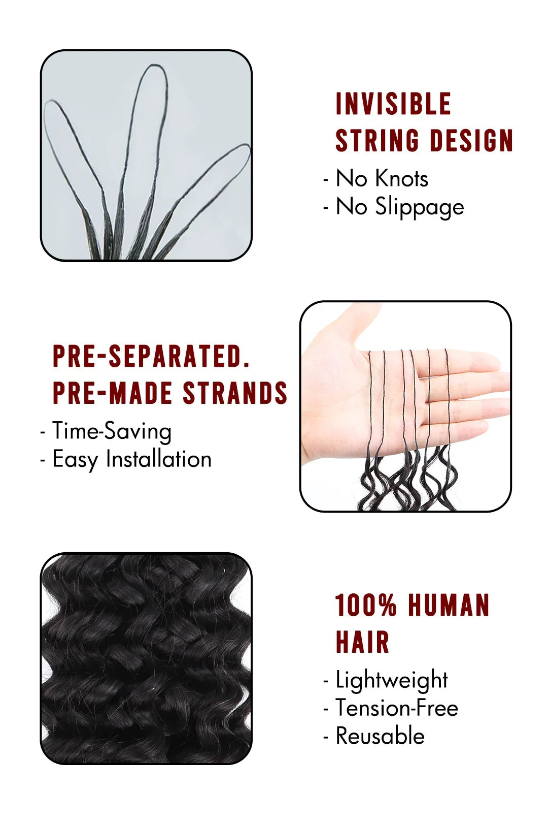 Braiding Feather Crochet Hair Spanish Curly