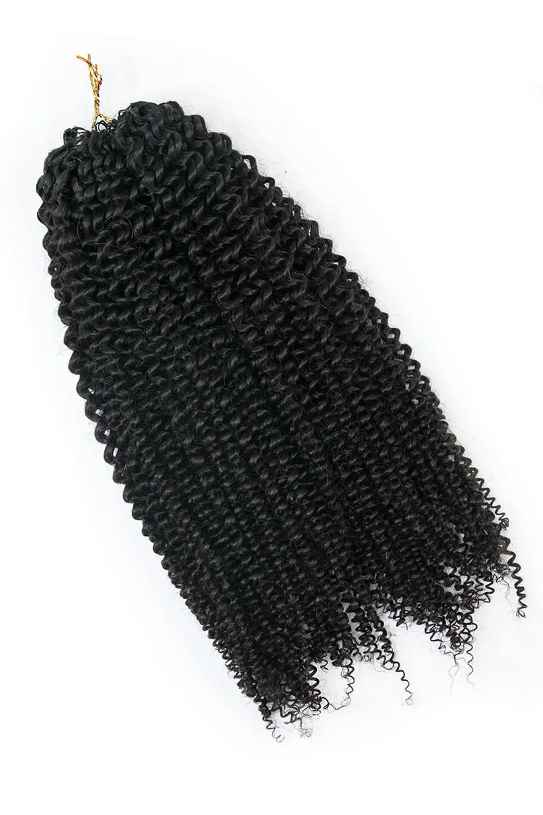 Feather Crochet Hair Extension Afro Kinky Curly Human Hair Double-Strand