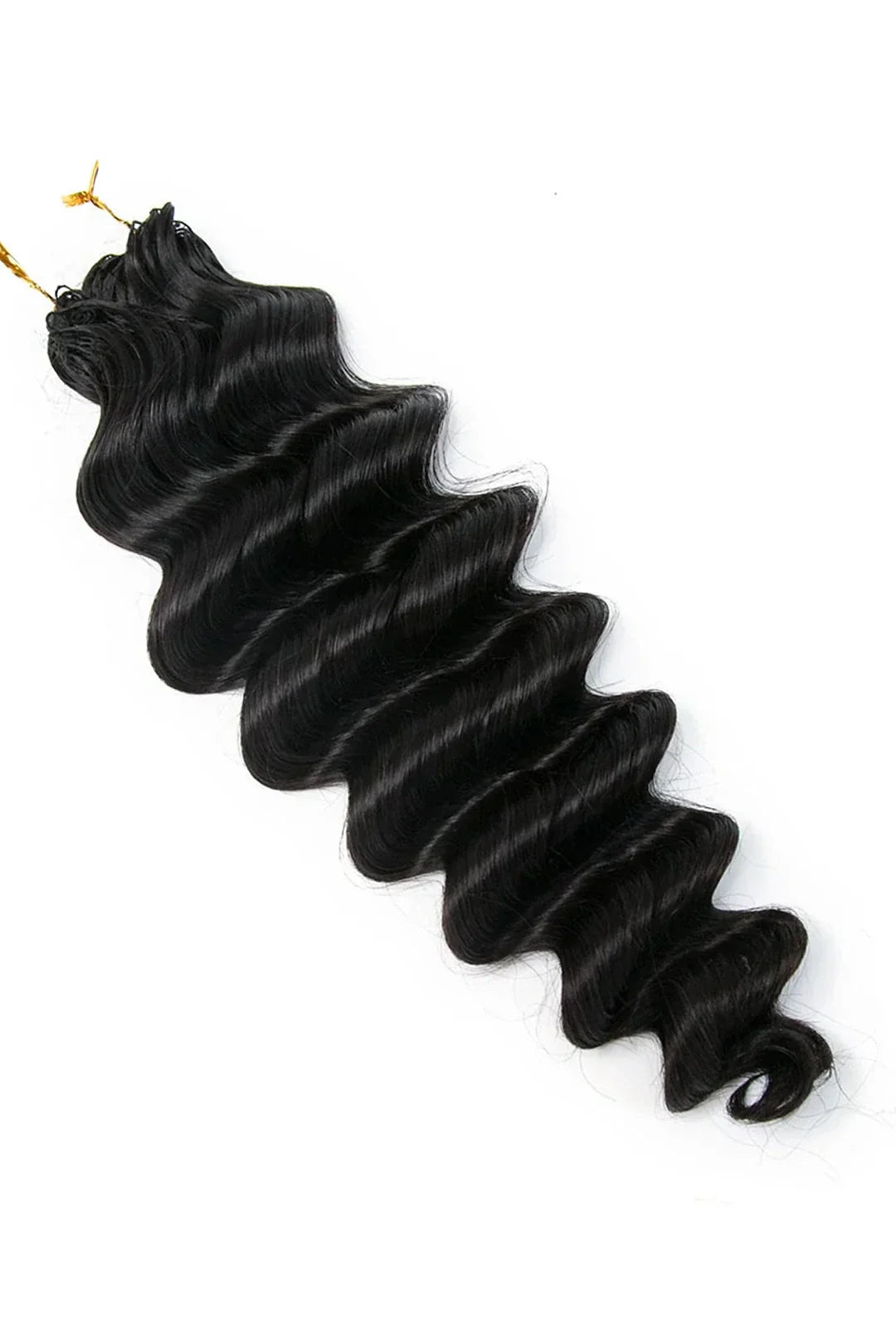 Feather Crochet Hair Extension Loose Deep Wave Human Hair Double-Strand