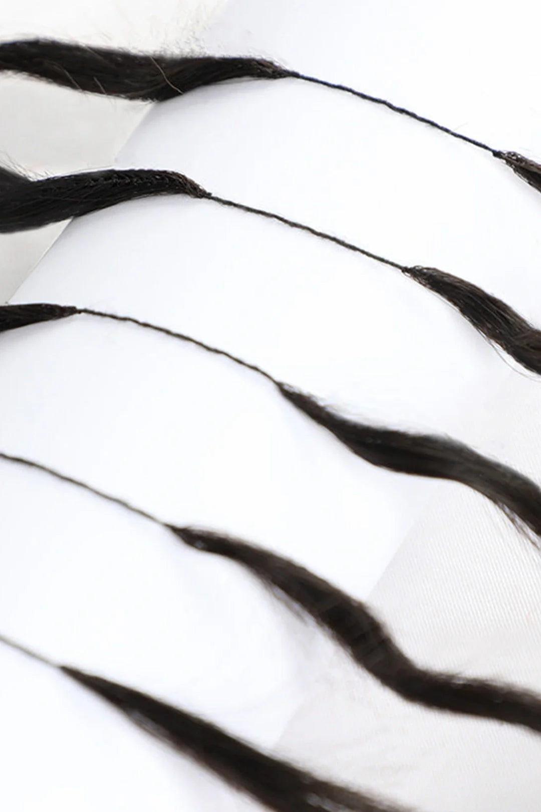 Handmade Loose Wave Hair Feather Extensions Brazilian Remy Hair 125 Strands