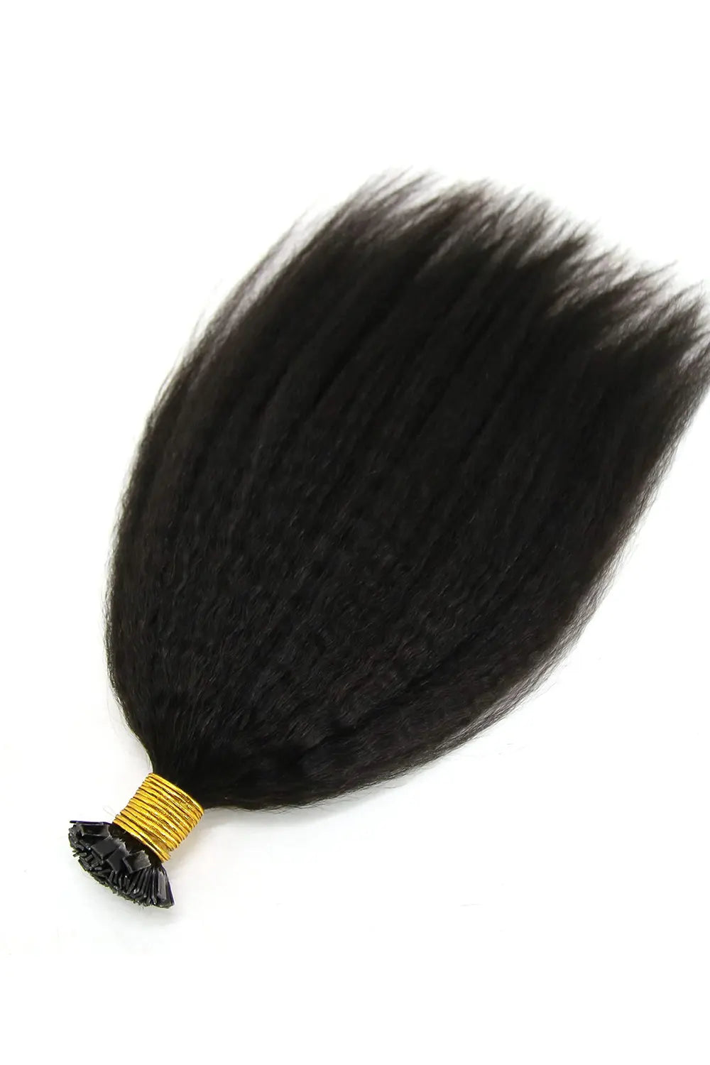 Kinky Straight | Flat-Tip | Human Hair Extension Pre-Bonded For Black Women