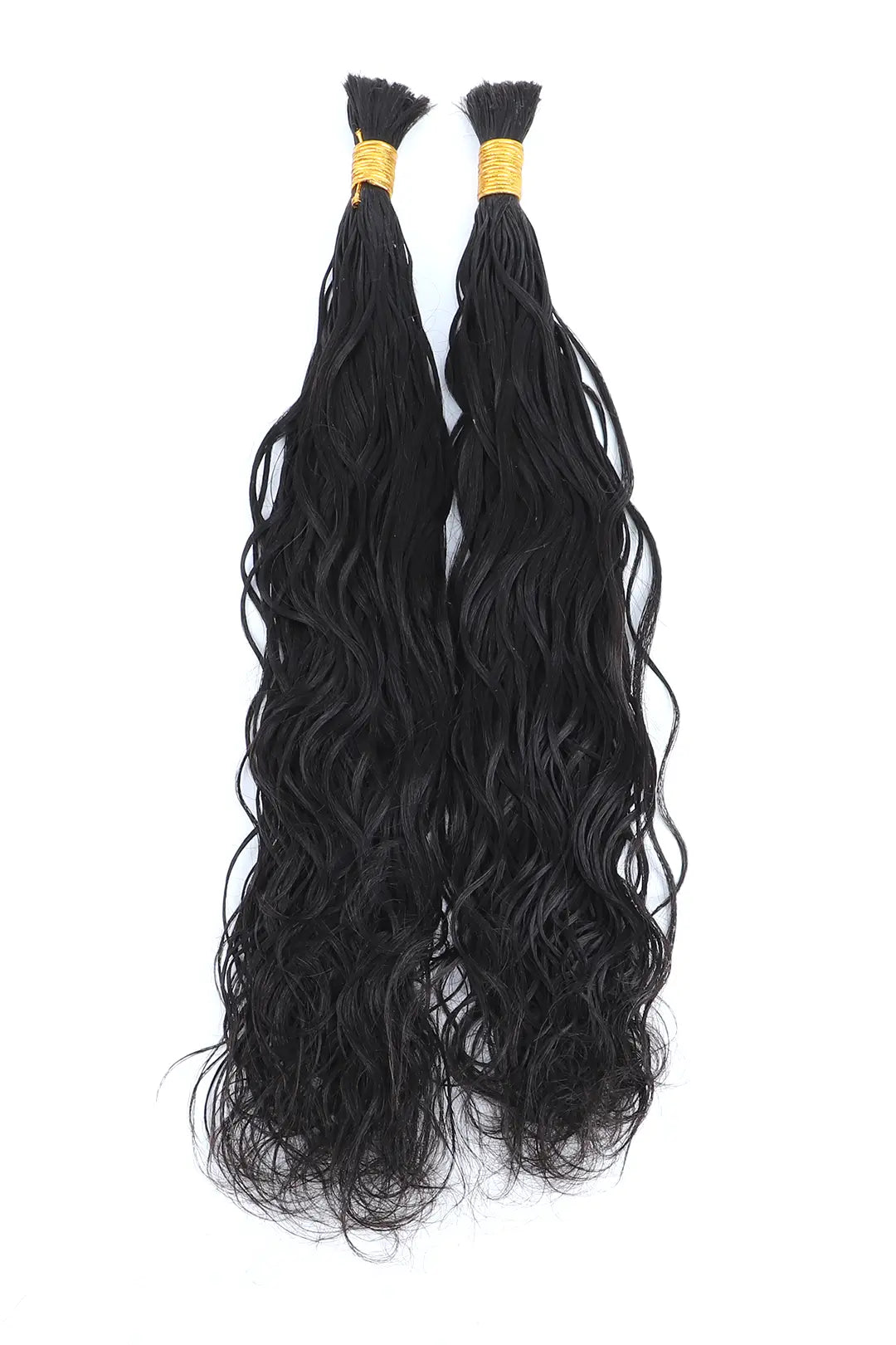 Pre-Divided Loose Wave Bulk Human Hair For Braiding Easy Split
