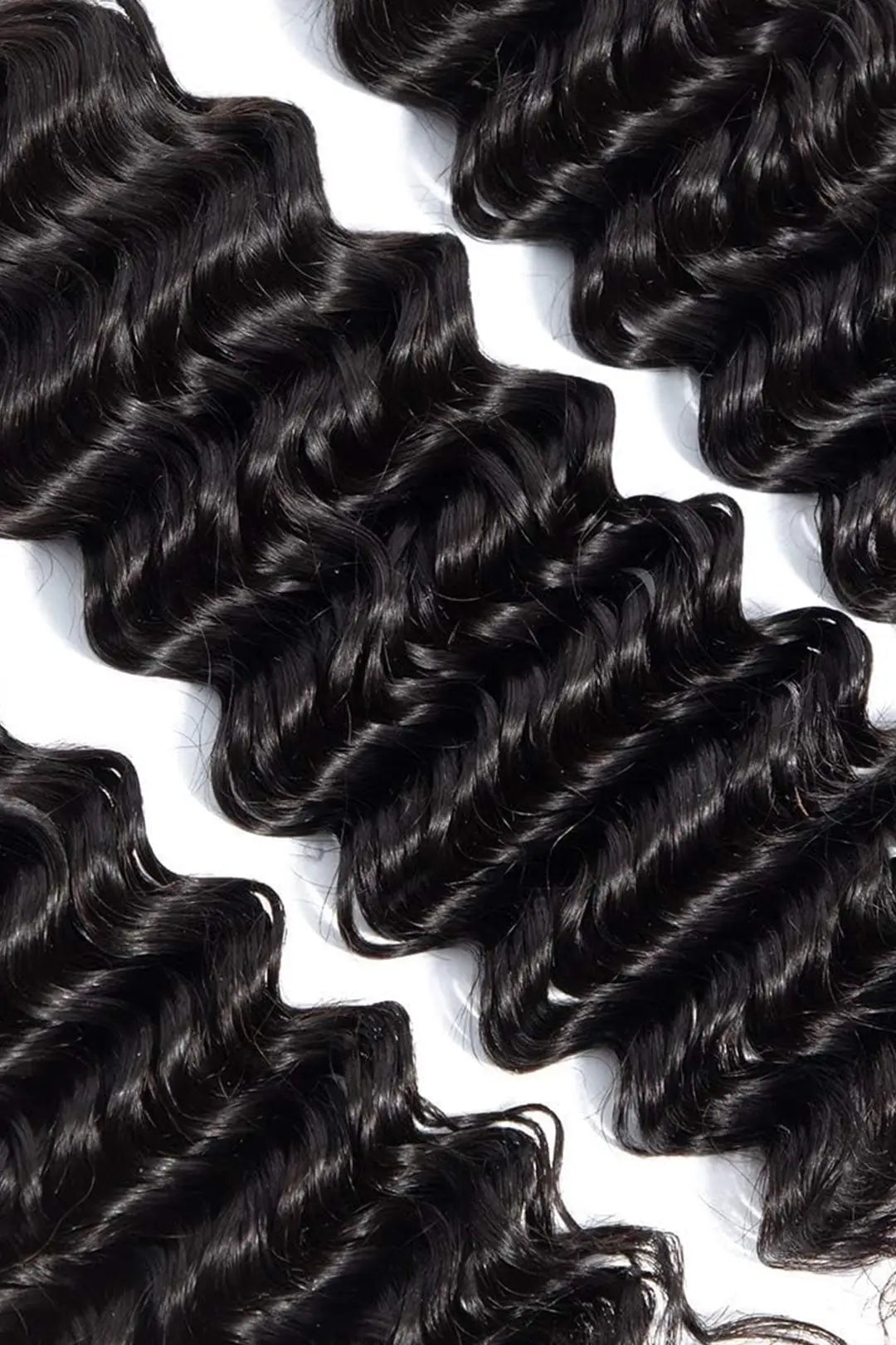 Brazilian Hair Bundle Deep Wave Natural Color 10A