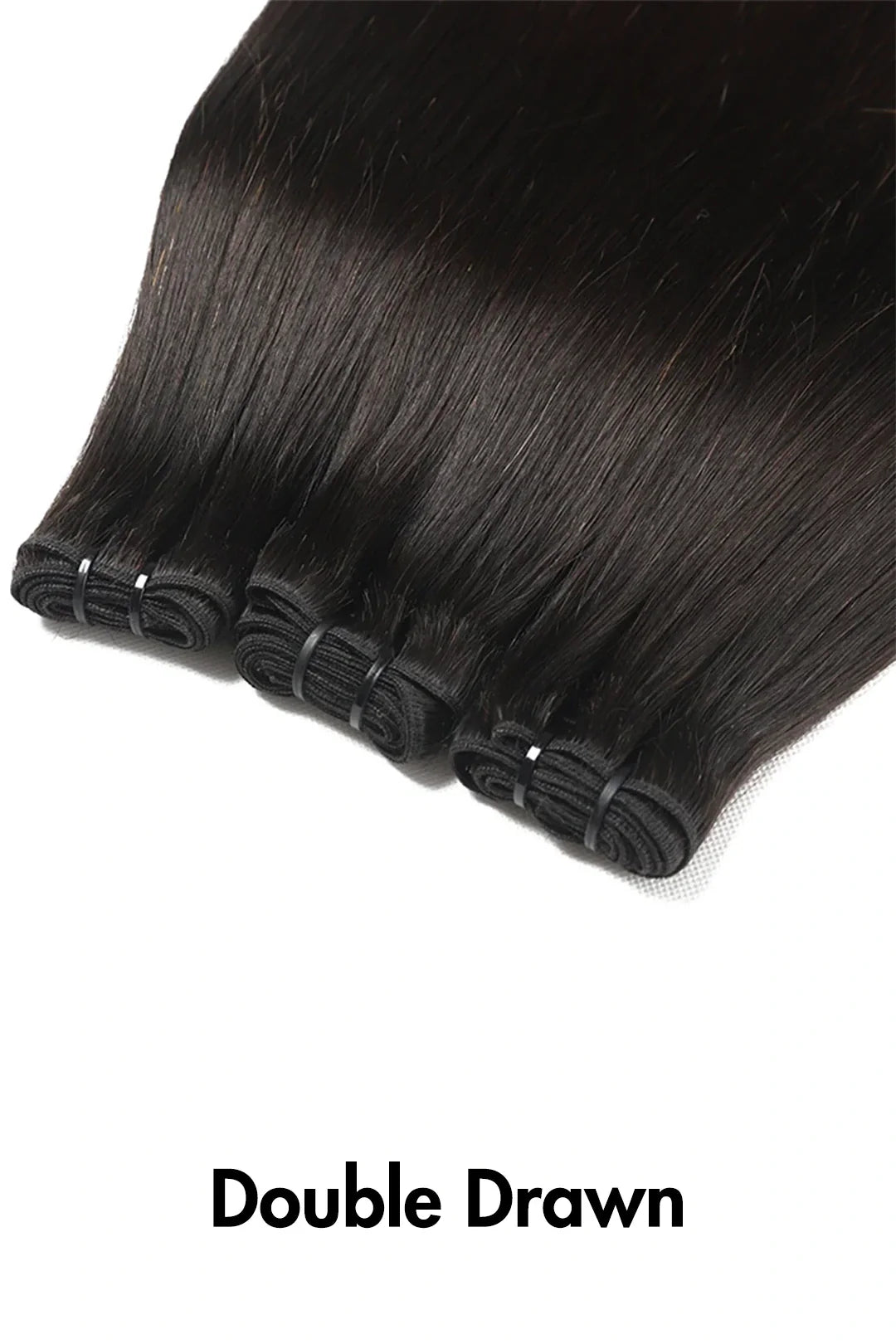 Cambodian Virgin Hair Bundle Straight Natural Color 12A 50% Density