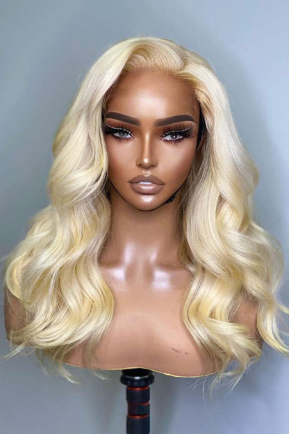 13x6 Glueless HD Lace Wig 613 Body Wave Transparent HD