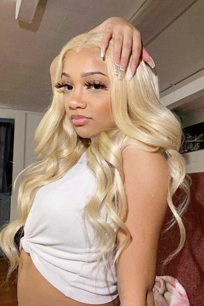 13x6 Glueless HD Lace Wig 613 Body Wave Transparent HD