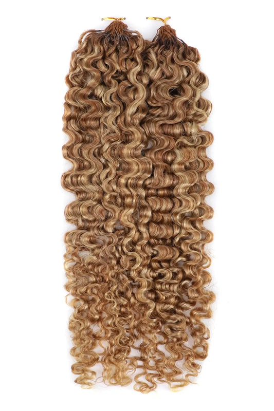#27/30/613 Mixed Color Water Deep Wave Crochet Miracle Knots Hair