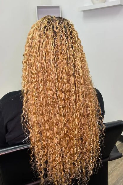 #27/#613 Piano Color Deep Wave Bulk Hair for Braiding BU25