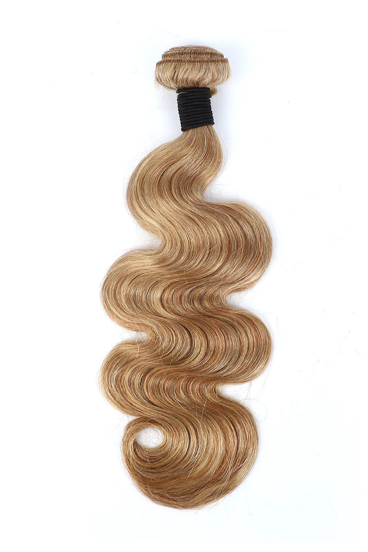 #27 Honey Blonde Body Wave Cambodia Virgin Hair Bundles Sew in Extensions