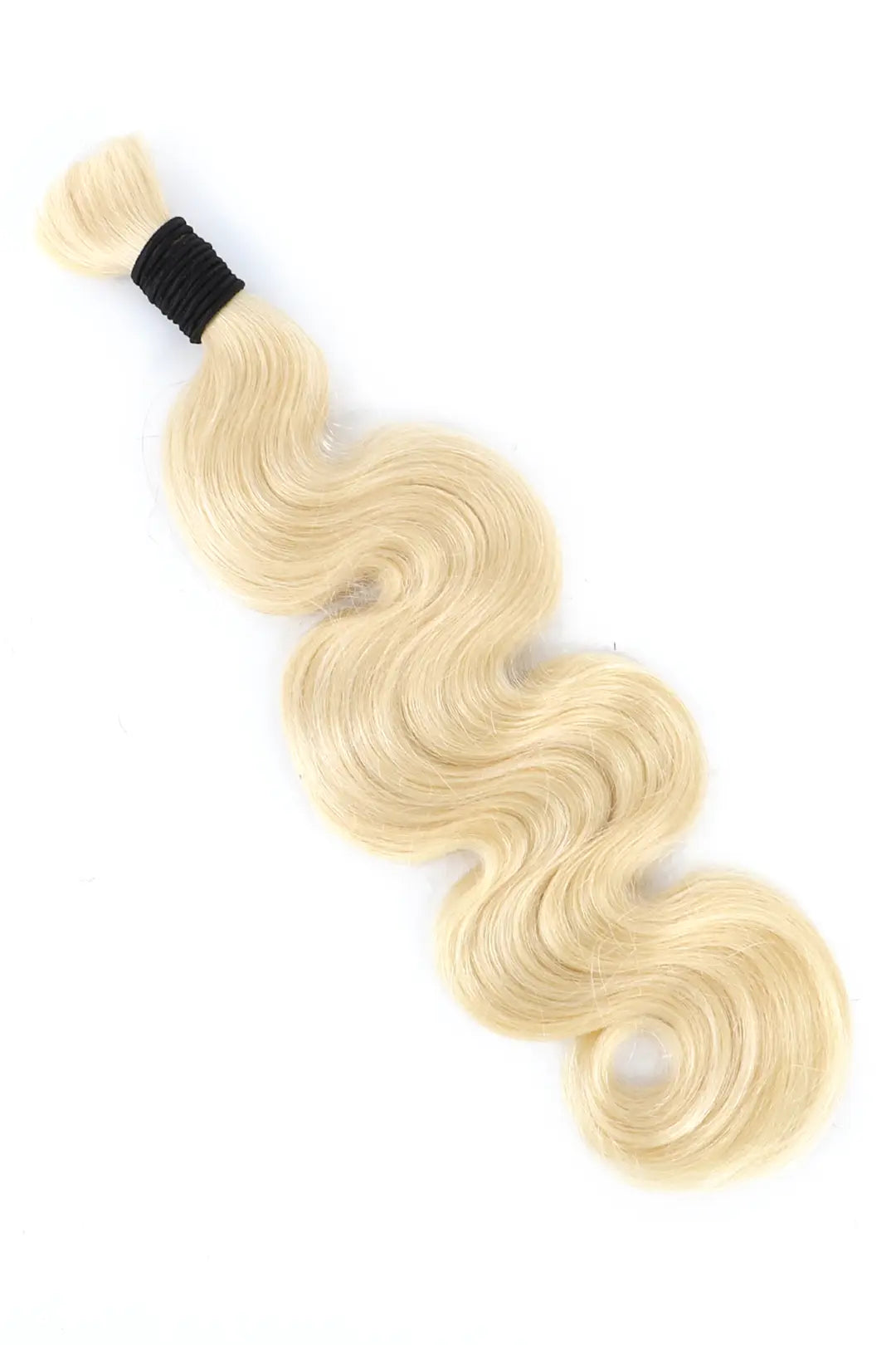 613 Blonde Body Wave Bulk Human Hair for Braids - Double Drawn