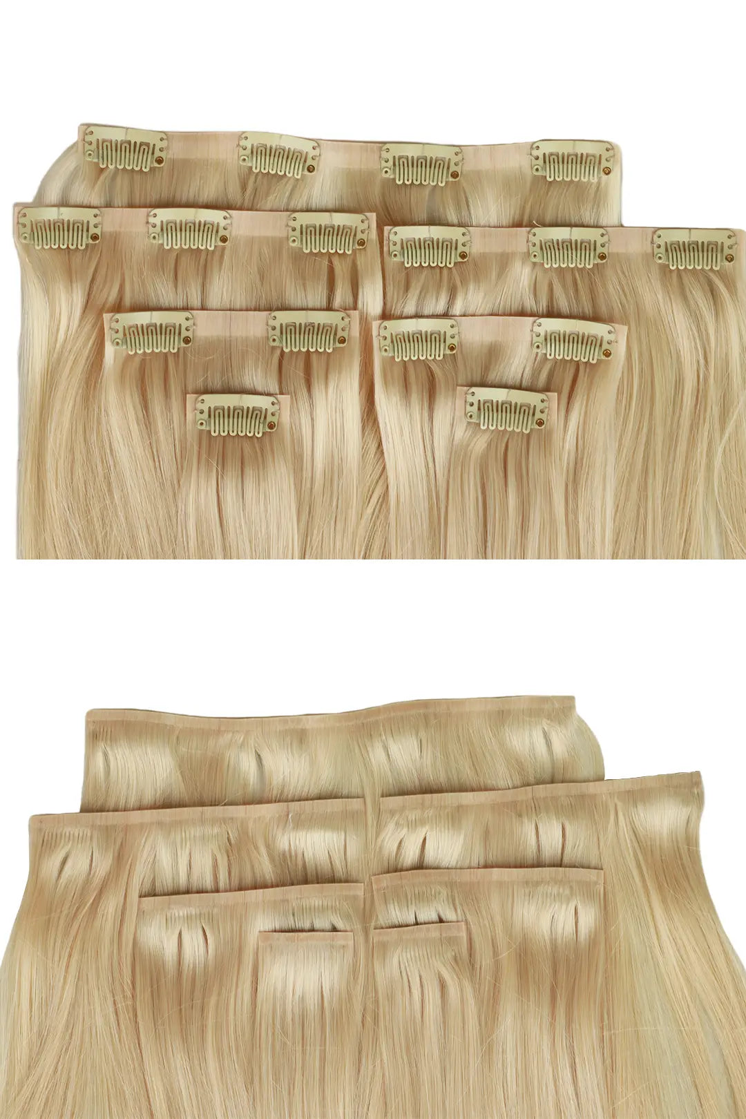 613 Blonde Seamless Clip in Hair Extensions