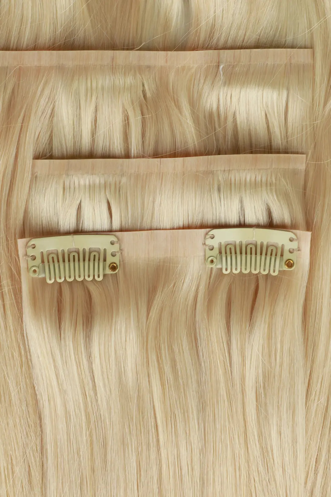 613 Blonde Seamless Clip in Hair Extensions