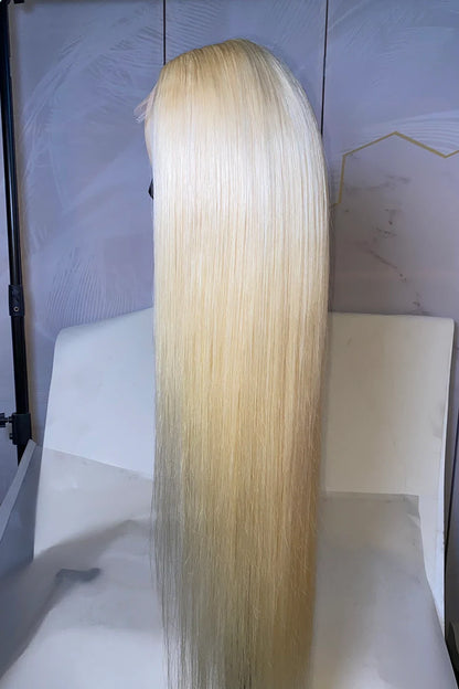 Blonde HD Lace Wig 5x5 Frontal Glueless Straight Hair