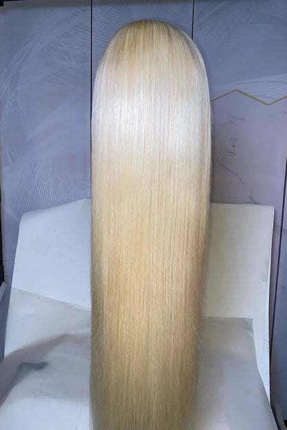 Blonde HD Lace Wig 5x5 Frontal Glueless Straight Hair