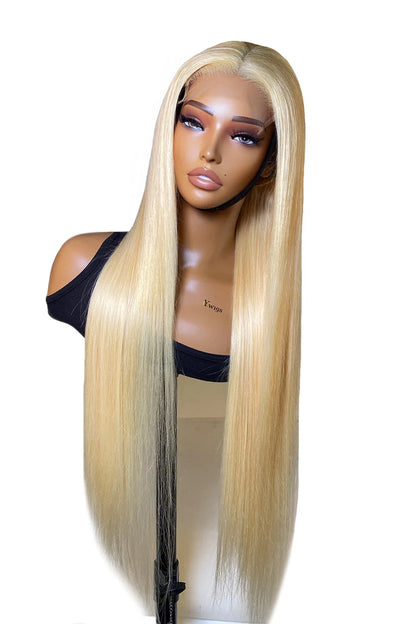 Blonde HD Lace Wig 5x5 Frontal Glueless Straight Hair