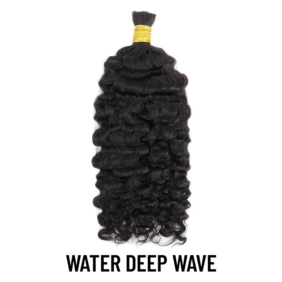 Yghairs Double Drawn Bulk Hair Deal: 16inch - 22inch Natural Color