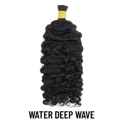 Yghairs Double Drawn Bulk Hair Deal: 16inch - 20inch Natural Color