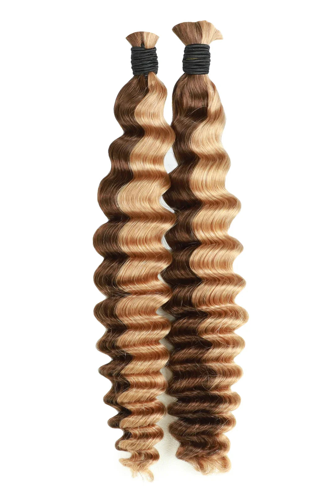 Bulk Hair Piano Color #4/#27 Deep Wave for Braiding BU30