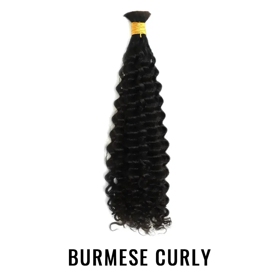Double Drawn Bulk Hair Deal - 18 inch Natural Black