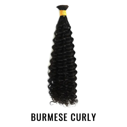 Double Drawn Bulk Hair Deal - 18 inch Natural Black
