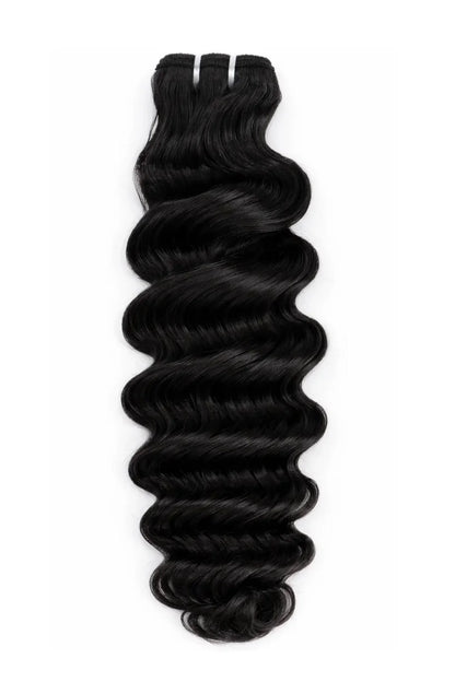 Cambodian Virgin Hair Bundle Loose Wave Natural Color 12A 50% Density
