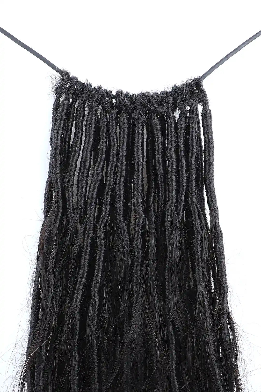 Crochet Faux Locs Braids with Human Hair Curls Body Wave BB04