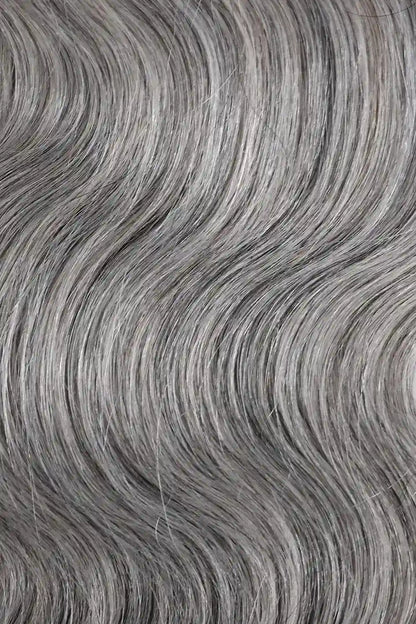 Salt and Pepper Bulk Hair Body Wave for Braiding 85% Gray BU32