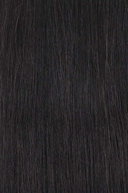 Single Drawn Yaki Bulk Human Hair For Braiding Natural Black