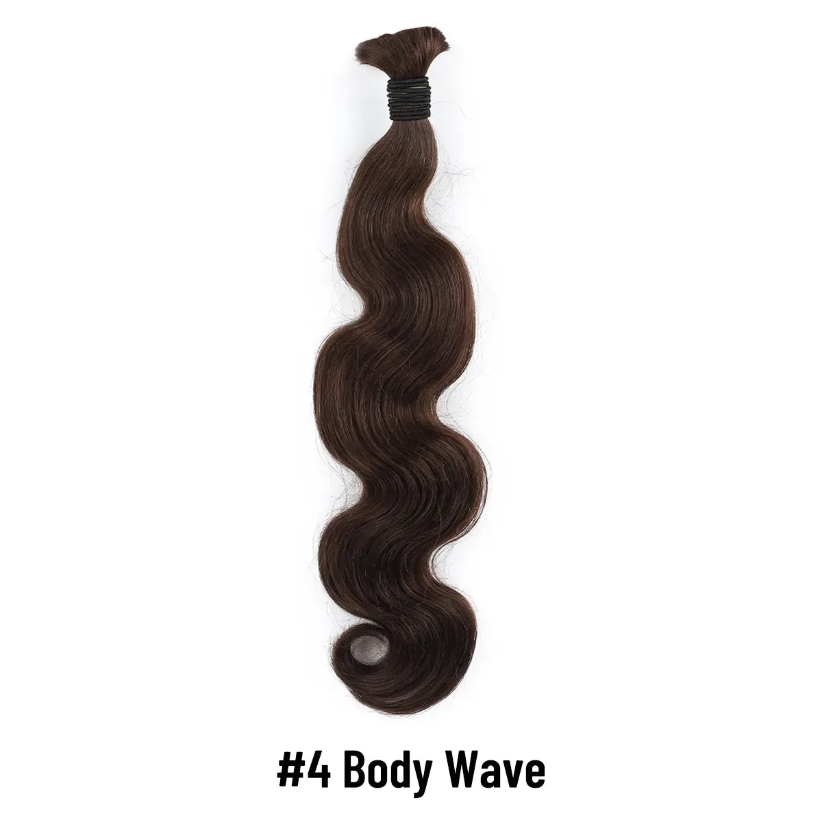 Dark Brown Bulk Hair For Braiding Body Wave BU51