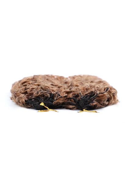 Auburn Brown #30 Water Deep Wave Feather Crochet Miracle Knots Hair