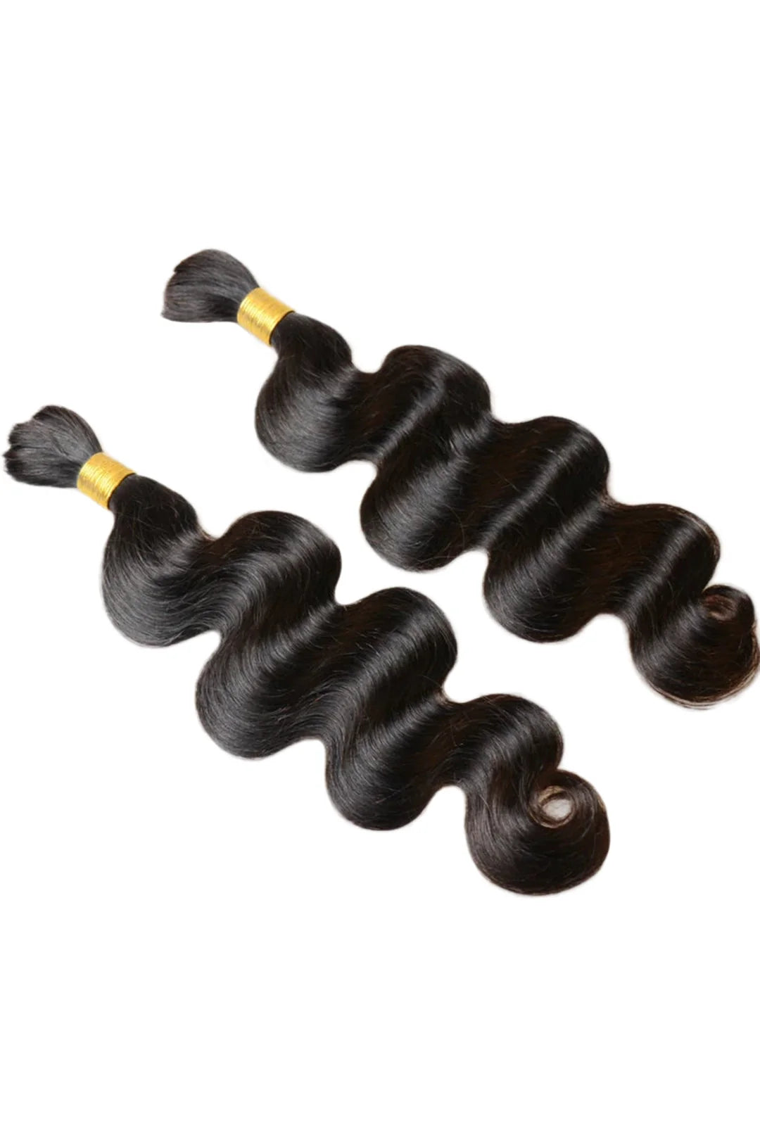 Double Drawn Body Wave Bulk Human Hair For Braiding