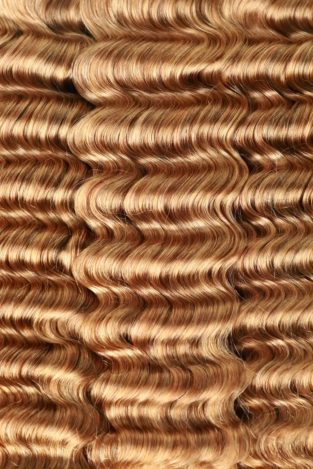 Double Drawn Deep Wave Medium Blonde Bulk Hair For Braiding 4