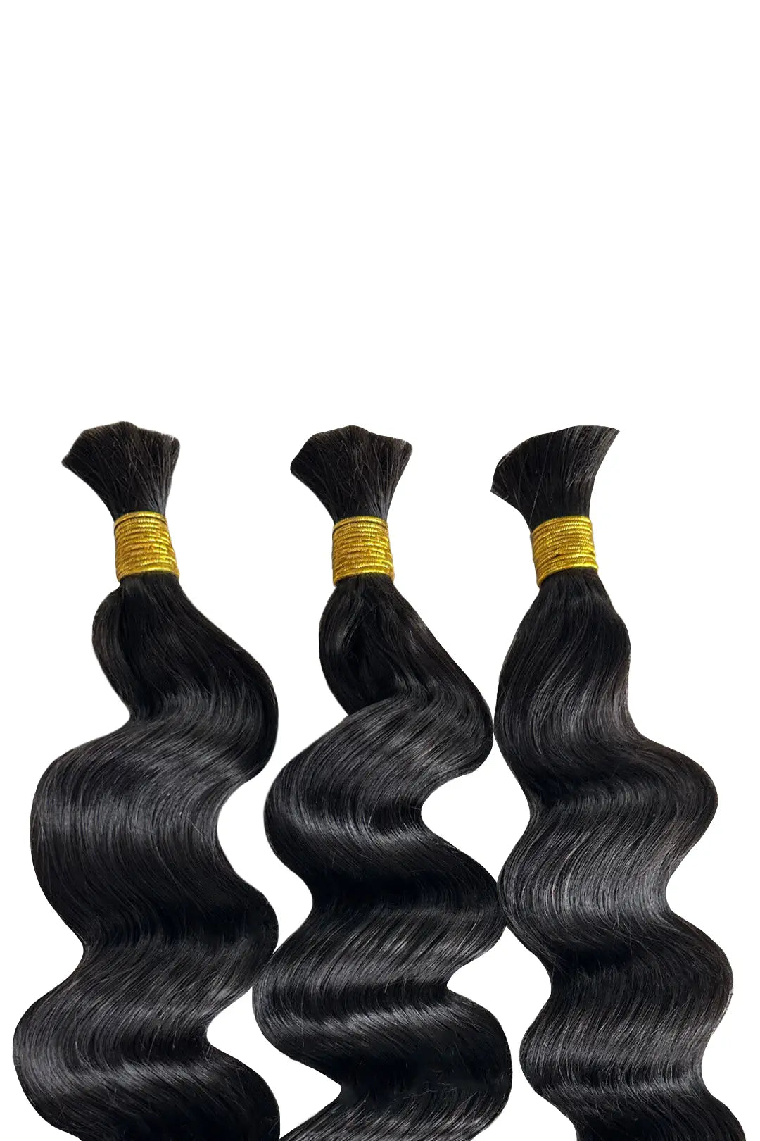 Double Drawn Loose Wave Bulk Human Hair For Braiding