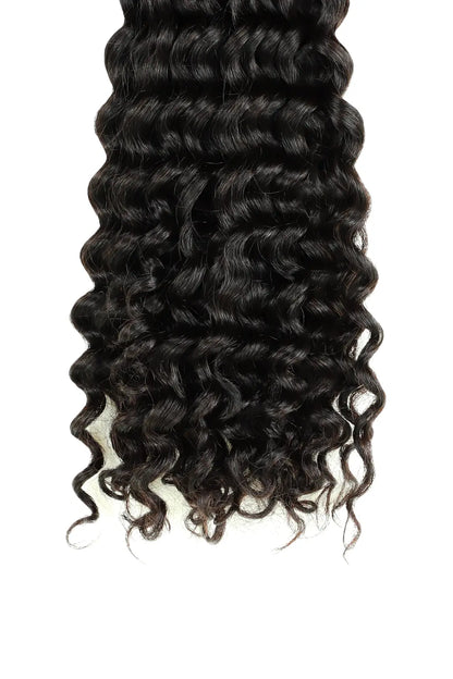 Double Drawn Spanish Curly Bulk Hair Extensions for Braiding