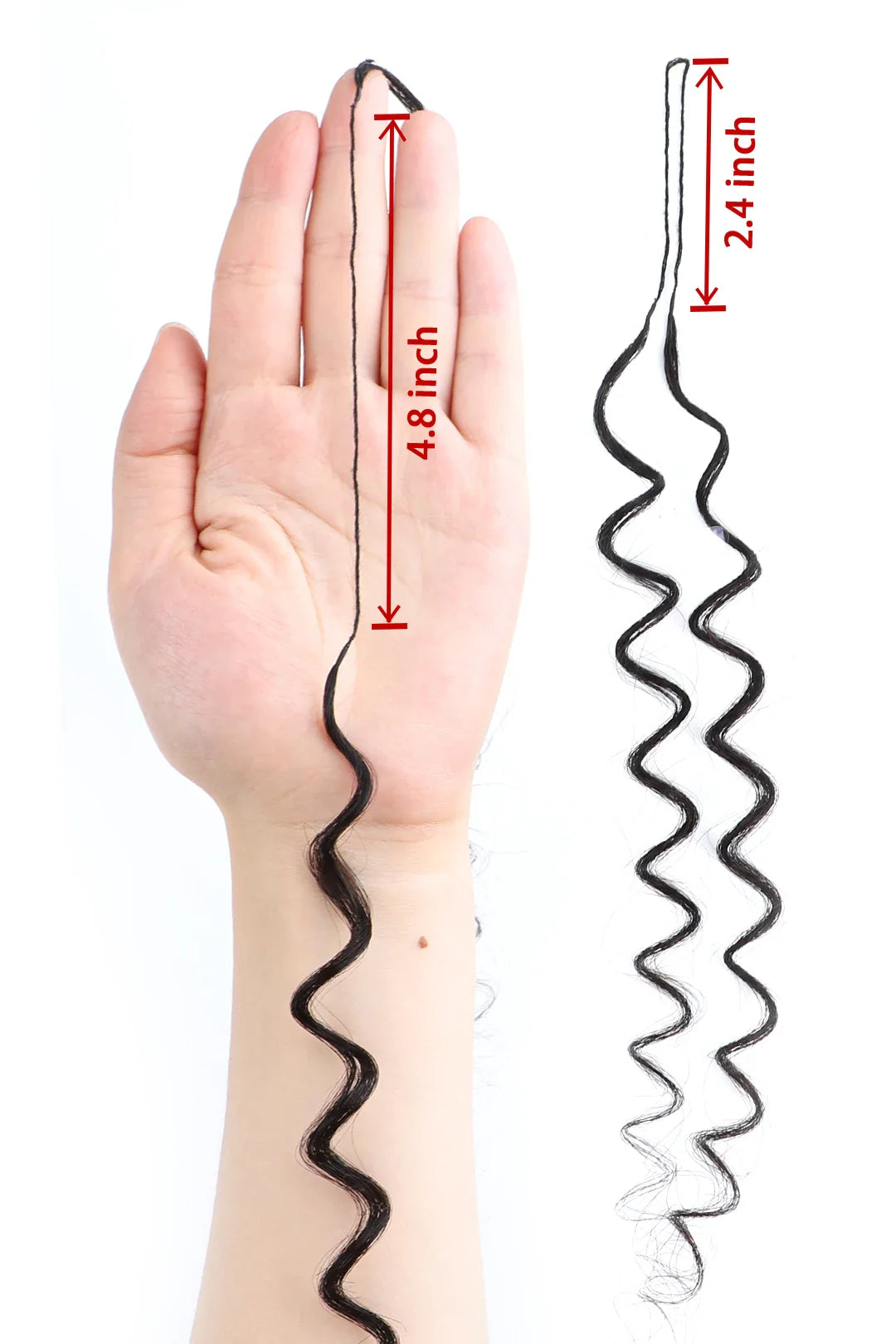 Braiding Feather Crochet Hair Deep Wave