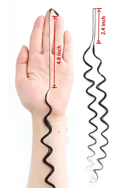 Braiding Feather Crochet Hair Deep Wave